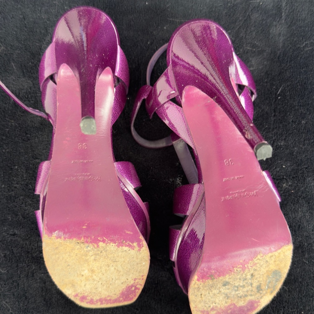YSL Tribute Sandals Size 38 - Picture 11 of 12